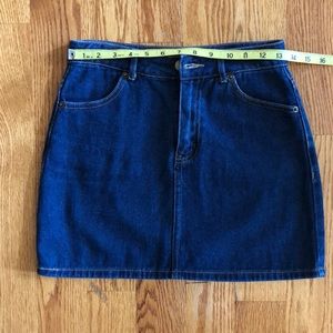 Denim skirt